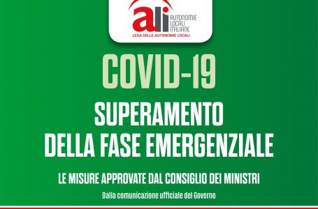 Decreto riaperture, le misure nelle schede ALI