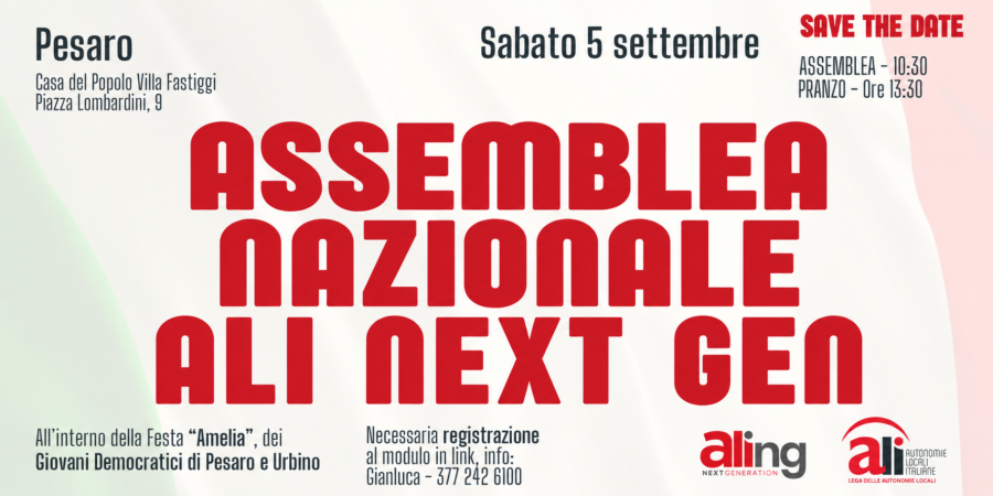 Prima Assemblea Nazionale di ALI NEXT GEN, la rete di giovani amministratori di ALI